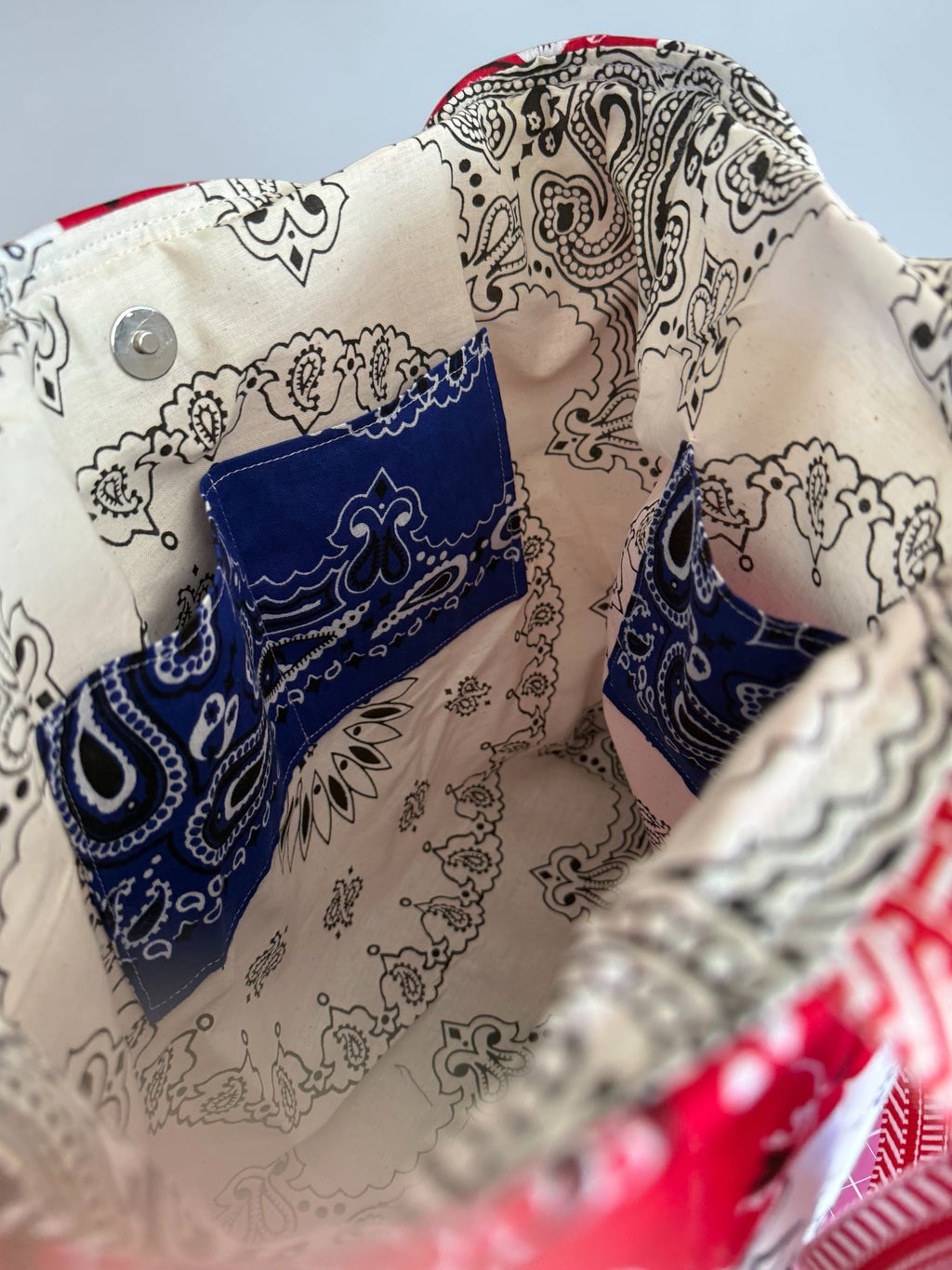 Quilted Bandana Tote Bag