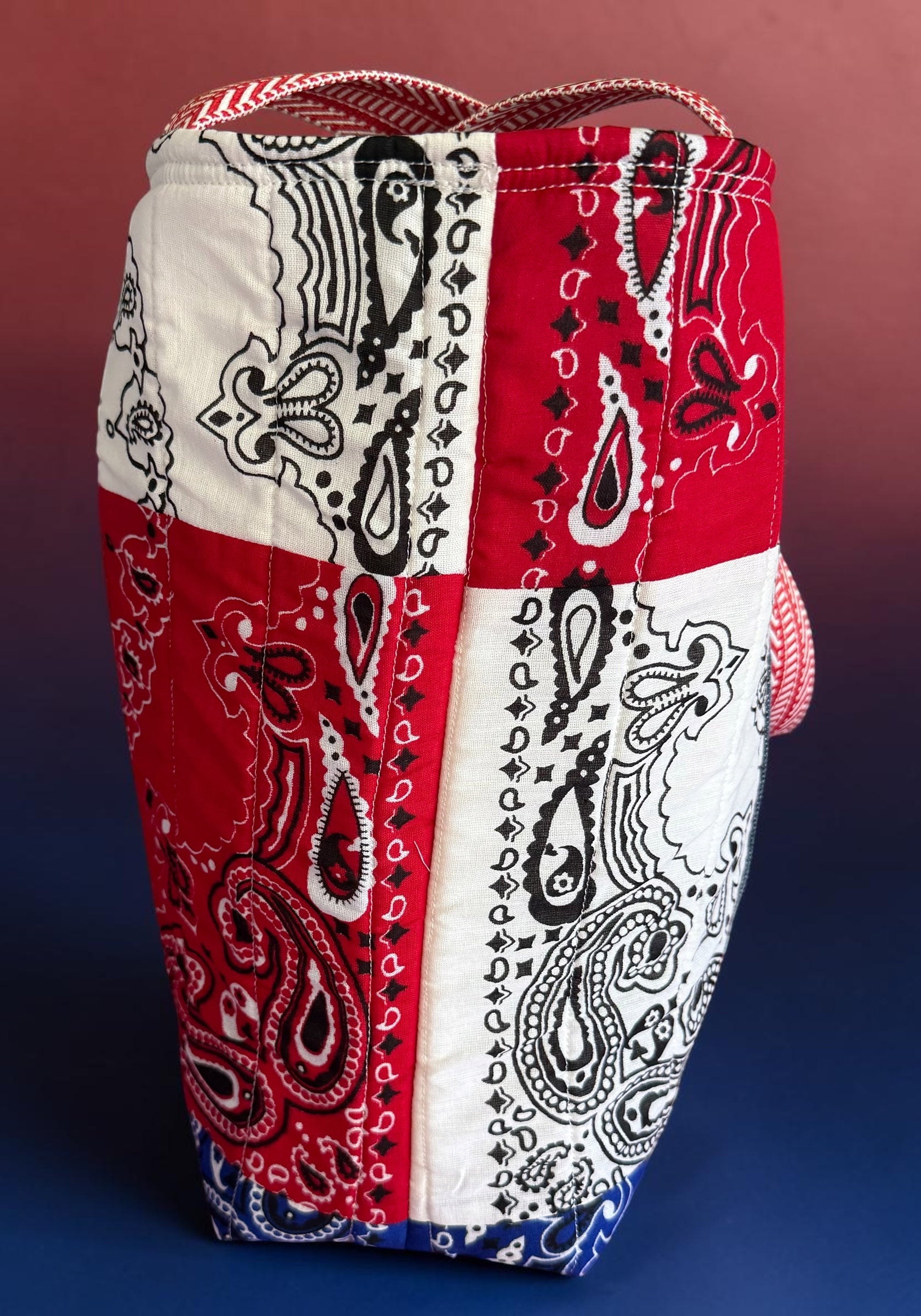 Quilted Bandana Tote Bag