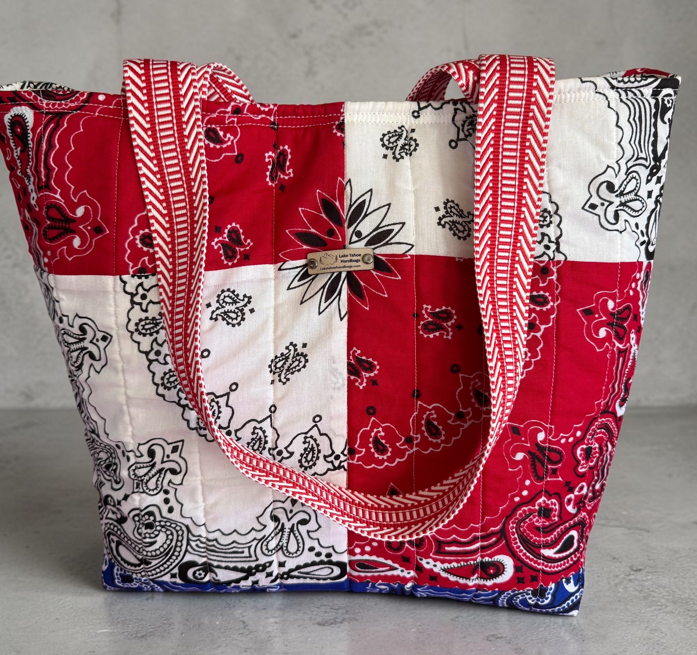 Quilted Bandana Tote Bag