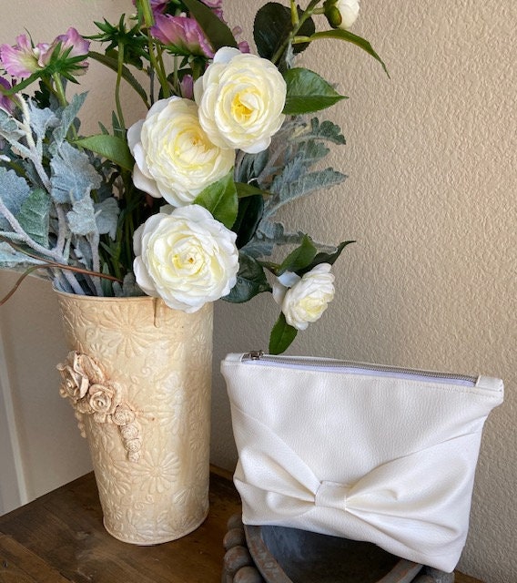 Clutch bag, small bow bag