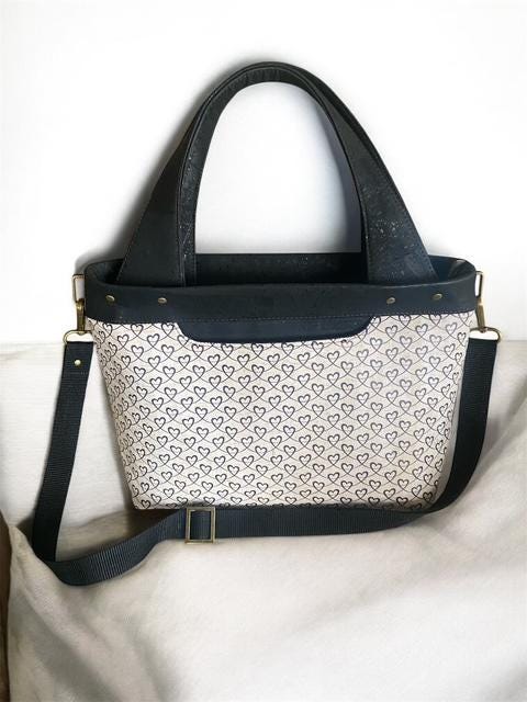 Black Cork Purse Tote Bag