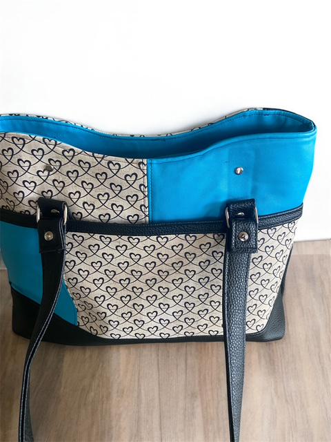 Blue Purse Tote Bag handbag