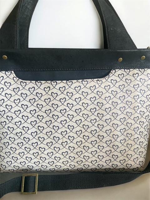 Black Cork Purse Tote Bag