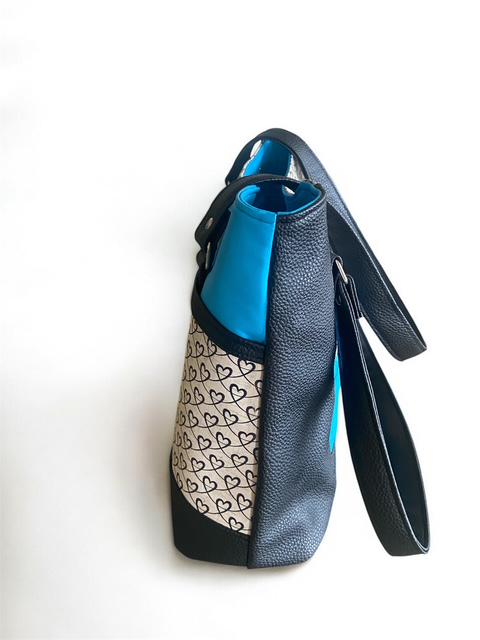 Blue Purse Tote Bag handbag