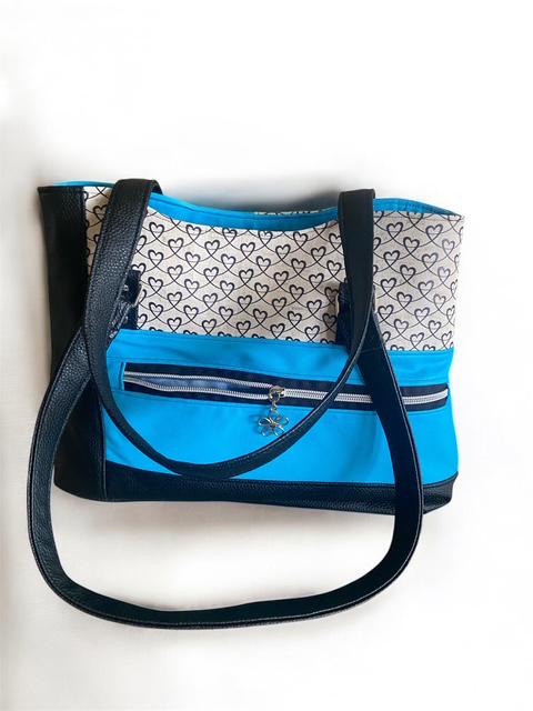 Blue Purse Tote Bag handbag
