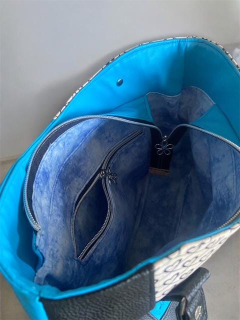 Blue Purse Tote Bag handbag