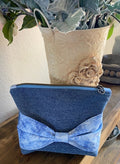 Pouch, Bow Bag, Denim