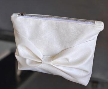 Clutch bag, small bow bag