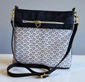Crossbody purse, Handbag, Black, hearts