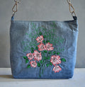 Crossbody purse, Handbag, embroidered