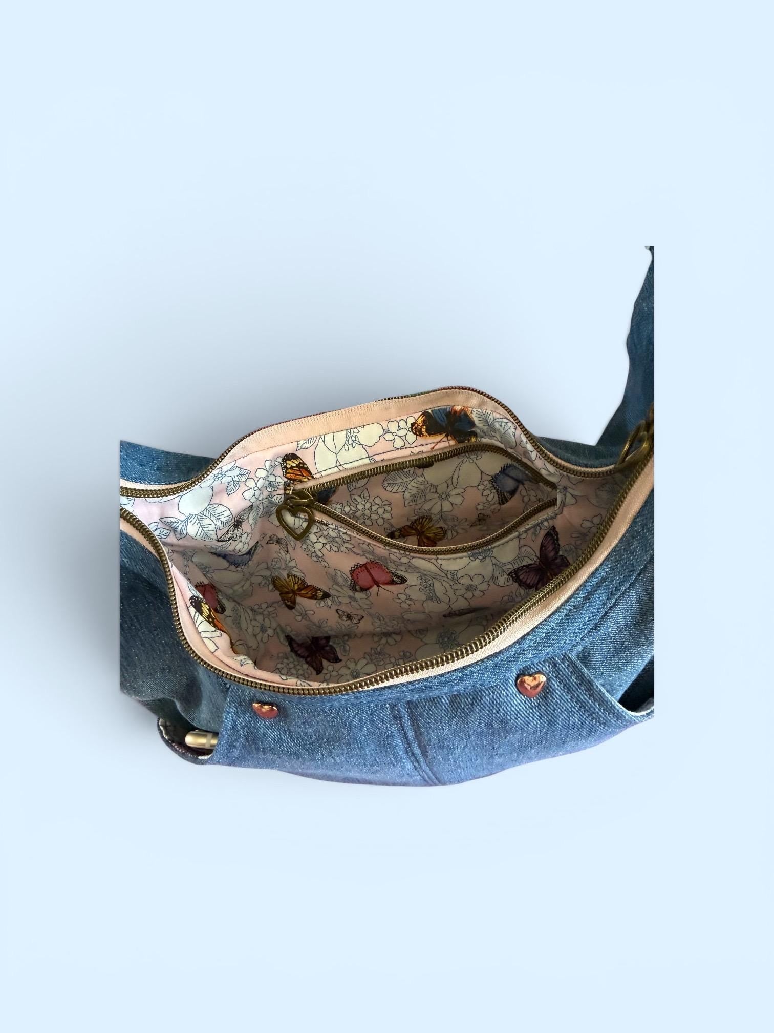 Crescent Shoulder Bag Denim