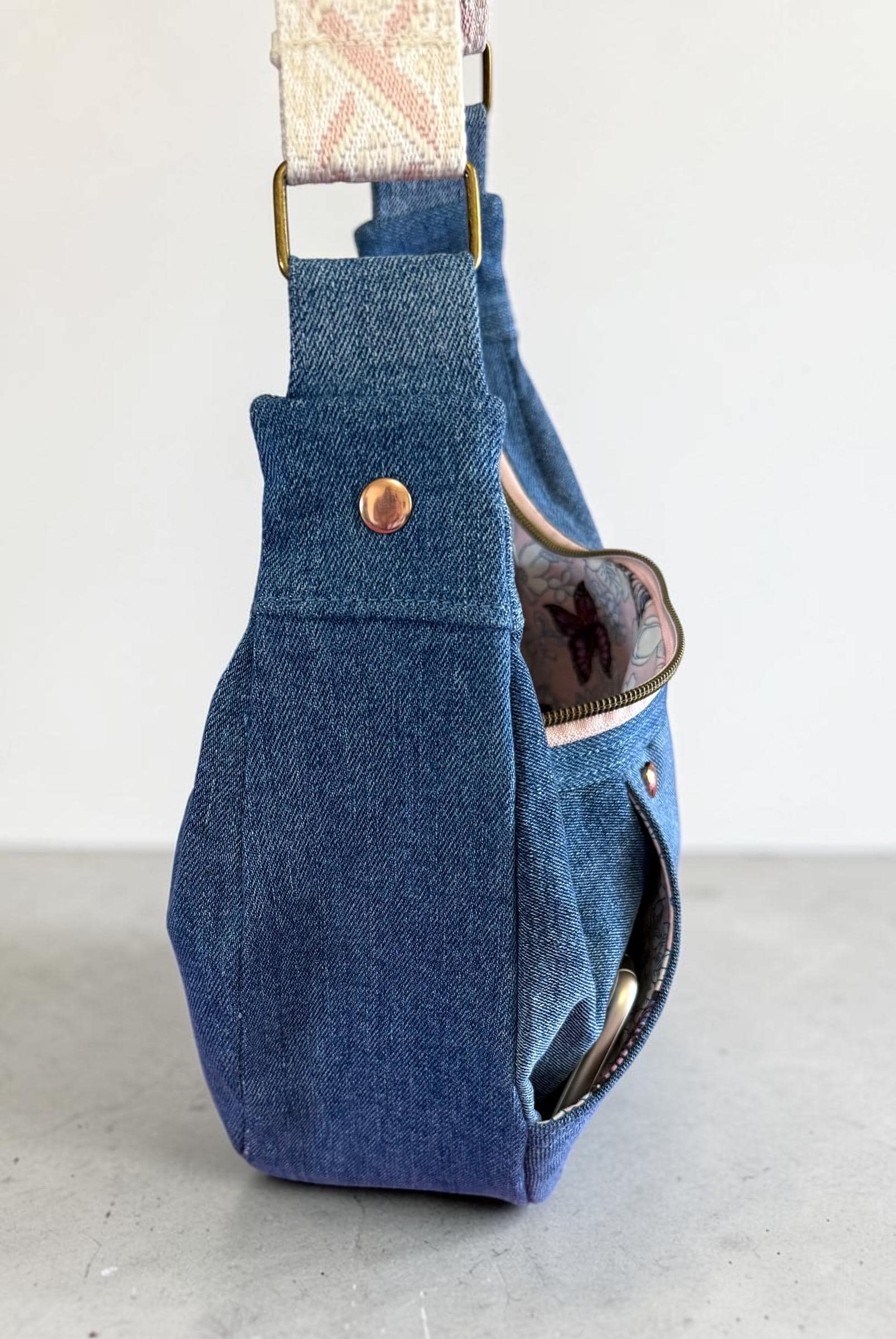 Crescent Shoulder Bag Denim