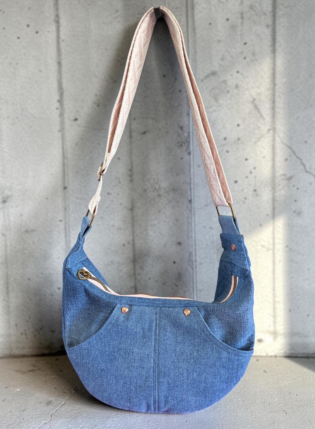 Crescent Shoulder Bag Denim