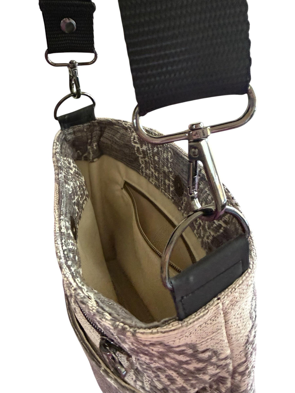 Handbag/Crossbody Bag/Shoulder Bag, Black & white